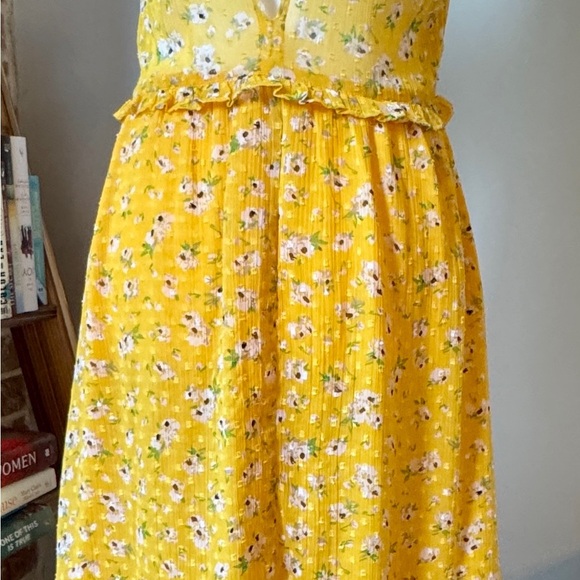 Superdry Yellow Tiered Maxi Skirt Resort Wear - Picture 6 of 11